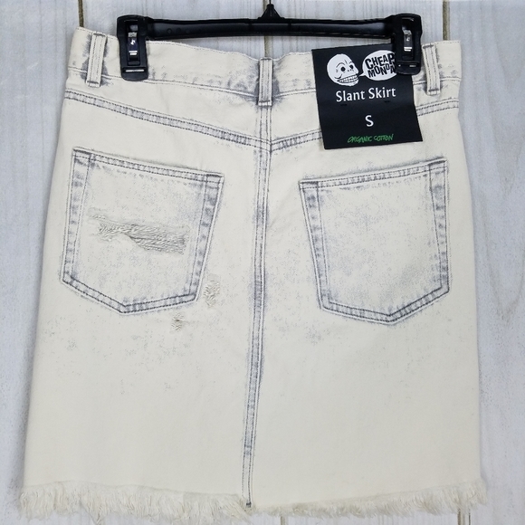 Cheap Monday Slant Mini Skirt Retro - Picture 2 of 8